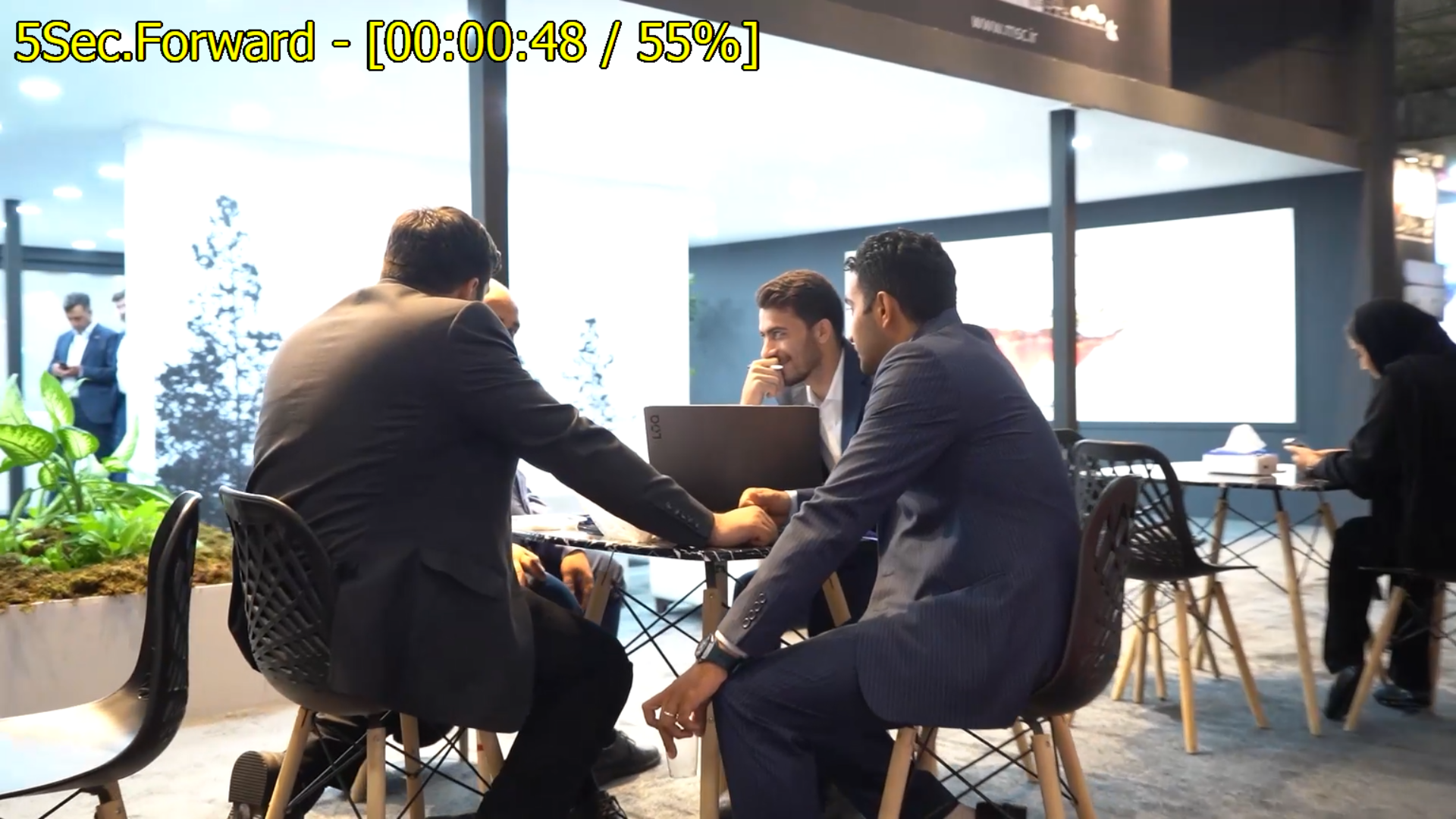 کلیپی از روز دوم دومین دوره «نمایشگاه بین‌المللی شهر پایدار» 🌍🤖✨